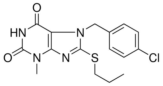 7-(4-CHLORO-BENZYL)-3-METHYL-8-PROPYLSULFANYL-3,7-DIHYDRO-PURINE-2,6-DIONE