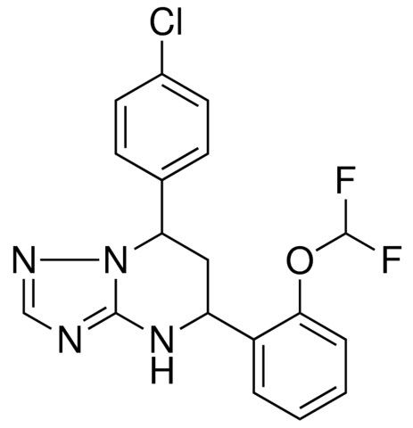 7-(4-CL-PH)-5-(2-DIFLUOROMETHOXY-PH)-4,5,6,7-4H-(1,2,4)TRIAZOLO(1,5-A)PYRIMIDINE