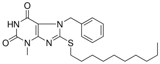 7-BENZYL-8-DECYLSULFANYL-3-METHYL-3,7-DIHYDRO-PURINE-2,6-DIONE