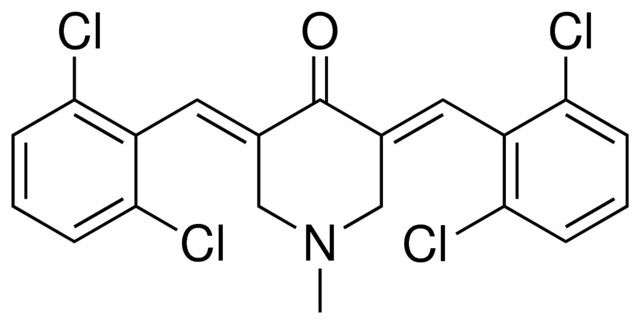 3,5-BIS(2,6-DICHLOROBENZYLIDENE)-1-METHYL-4-PIPERIDINONE