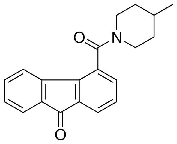 4-((4-METHYL-1-PIPERIDINYL)CARBONYL)-9H-FLUOREN-9-ONE