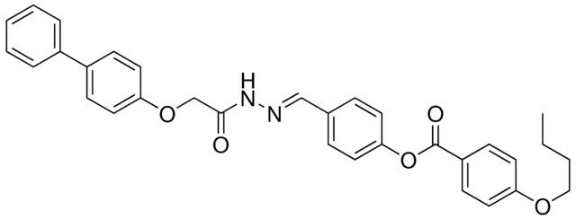 4-((2-(2-((1,1'-BIPHENYL)-4-YLOXY)AC)HYDRAZONO)ME)PHENYL 4-BUTOXYBENZOATE