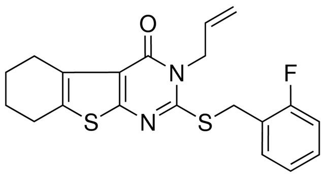 3-ALLYL-2-[(2-FLUOROBENZYL)SULFANYL]-5,6,7,8-TETRAHYDRO[1]BENZOTHIENO[2,3-D]PYRIMIDIN-4(3H)-ONE