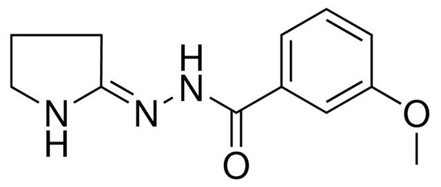 3-METHOXY-N'-(2-PYRROLIDINYLIDENE)BENZOHYDRAZIDE