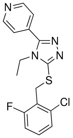 4-(5-((2-CHLORO-6-FLUOROBENZYL)THIO)-4-ETHYL-4H-1,2,4-TRIAZOL-3-YL)PYRIDINE