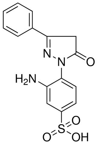 3-AMINO-4-(5-OXO-3-PHENYL-4,5-DIHYDRO-1H-PYRAZOL-1-YL)BENZENESULFONIC ACID