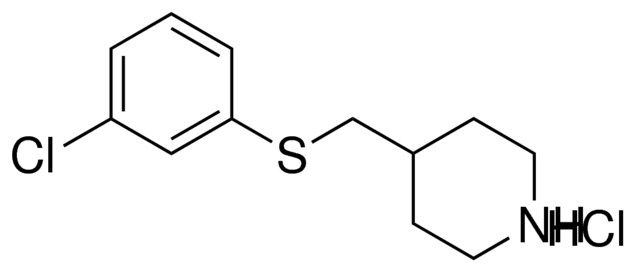 3-CHLOROPHENYL 4-PIPERIDINYLMETHYL SULFIDE HYDROCHLORIDE