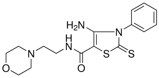 4-AMINO-N-[2-(4-MORPHOLINYL)ETHYL]-3-PHENYL-2-THIOXO-2,3-DIHYDRO-1,3-THIAZOLE-5-CARBOXAMIDE