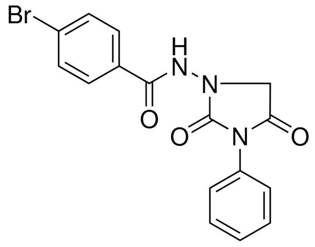 4-BROMO-N-(2,4-DIOXO-3-PHENYL-1-IMIDAZOLIDINYL)BENZAMIDE