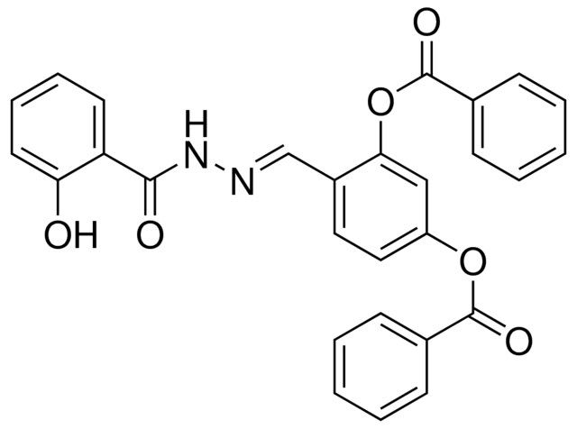 5-(BENZOYLOXY)-2-(2-(2-HYDROXYBENZOYL)CARBOHYDRAZONOYL)PHENYL BENZOATE