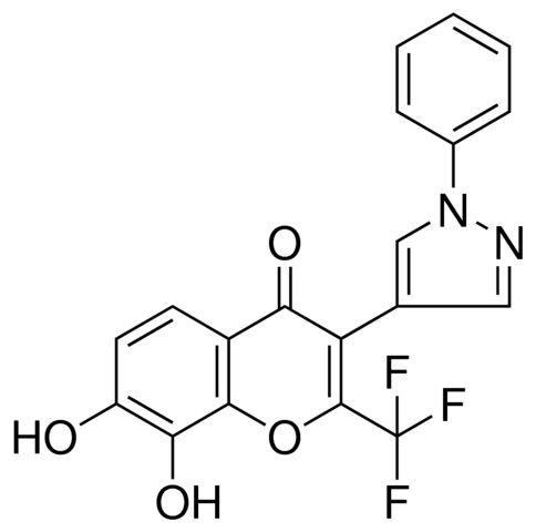 7,8-DIHYDROXY-3-(1-PHENYL-1H-PYRAZOL-4-YL)-2-(TRIFLUOROMETHYL)-4H-CHROMEN-4-ONE