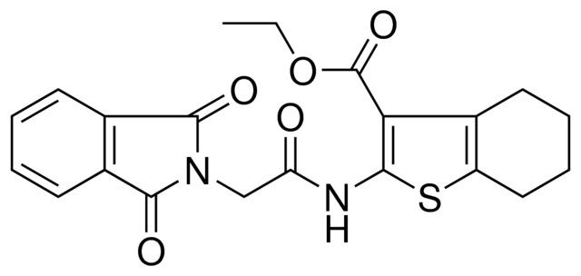 ETHYL 2-{[(1,3-DIOXO-1,3-DIHYDRO-2H-ISOINDOL-2-YL)ACETYL]AMINO}-4,5,6,7-TETRAHYDRO-1-BENZOTHIOPHENE-3-CARBOXYLATE