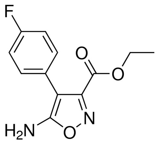 ETHYL 5-AMINO-4-(4-FLUOROPHENYL)-3-ISOXAZOLECARBOXYLATE