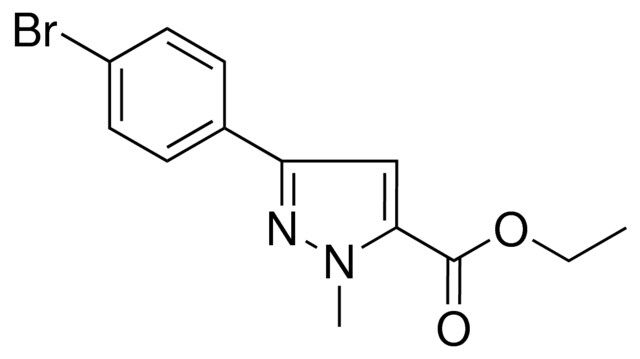 ETHYL 3-(4-BROMOPHENYL)-1-METHYL-1H-PYRAZOLE-5-CARBOXYLATE