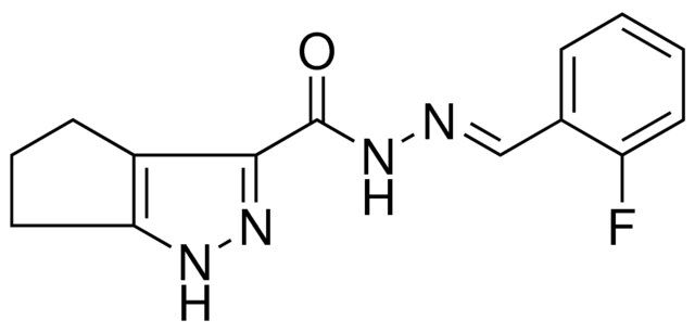 N'-(2-F-BENZYLIDENE)-1,4,5,6-TETRAHYDROCYCLOPENTA(C)PYRAZOLE-3-CARBOHYDRAZIDE