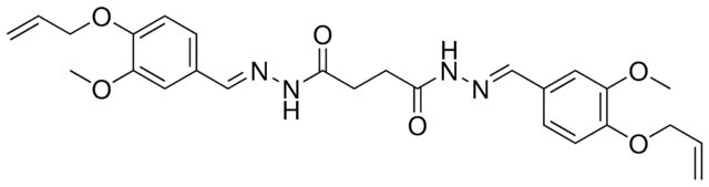 N'(1),N'(4)-BIS(4-(ALLYLOXY)-3-METHOXYBENZYLIDENE)SUCCINOHYDRAZIDE