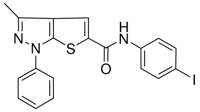 N-(4-IODOPHENYL)-3-METHYL-1-PHENYL-1H-THIENO(2,3-C)PYRAZOLE-5-CARBOXAMIDE