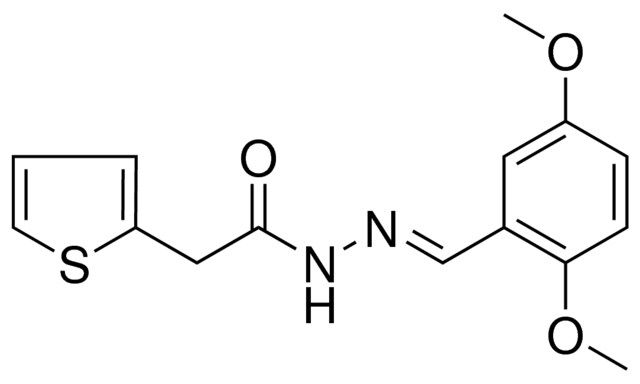 N'-(2,5-DIMETHOXYBENZYLIDENE)-2-(2-THIENYL)ACETOHYDRAZIDE