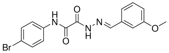 N-(4-BROMOPHENYL)-2-(2-(3-METHOXYBENZYLIDENE)HYDRAZINO)-2-OXOACETAMIDE