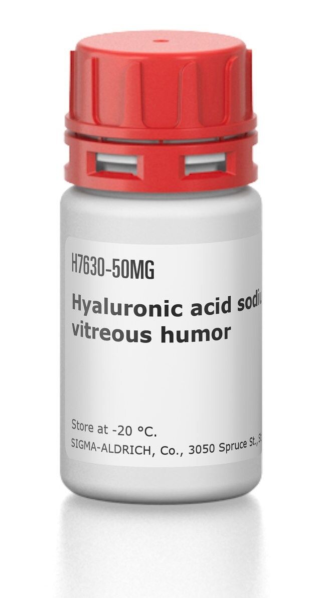 Hyaluronic acid sodium salt from bovine vitreous humor