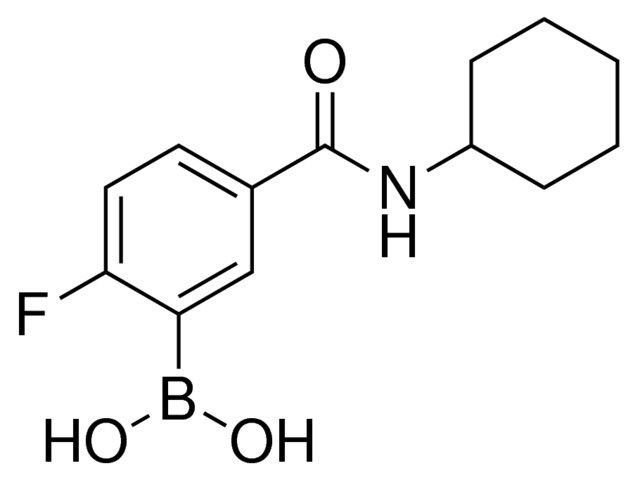 [5-(cyclohexylcarbamoyl)-2-fluorophenyl]boronic acid