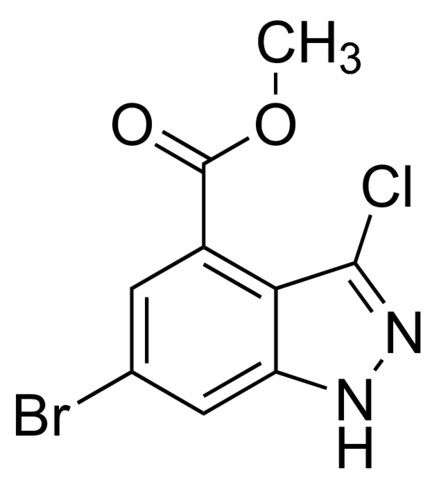 Methyl 6-bromo-3-chloro-1<i>H</i>-indazole-4-carboxylate