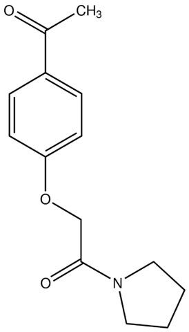 1-[4-(2-Oxo-2-pyrrolidin-1-ylethoxy)phenyl]ethanone