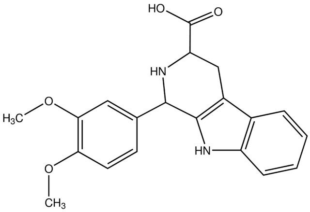 1-(3,4-Dimethoxyphenyl)-2,3,4,9-tetrahydro-1<i>H</i>-pyrido[3,4-<i>b</i>]indole-3-carboxylic acid