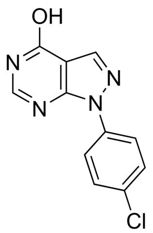 1-(4-Chlorophenyl)-1<i>H</i>-pyrazolo[3,4-<i>d</i>]pyrimidin-4-ol