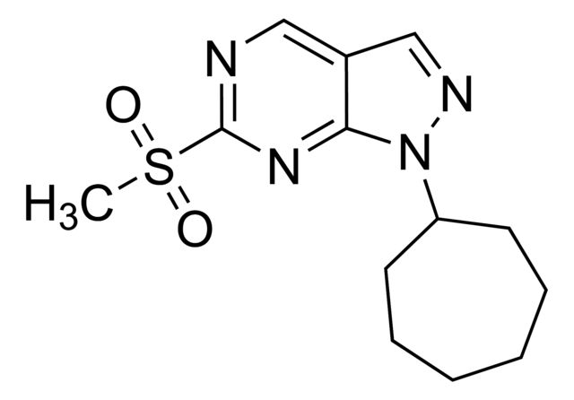 1-Cycloheptyl-6-(methylsulfonyl)-1<i>H</i>-pyrazolo[3,4-<i>d</i>]pyrimidine