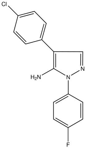 4-(4-Chlorophenyl)-1-(4-fluorophenyl)-1<i>H</i>-pyrazol-5-amine