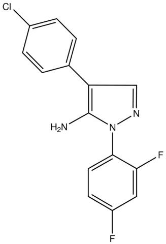 4-(4-Chlorophenyl)-1-(2,4-difluorophenyl)-1<i>H</i>-pyrazol-5-amine