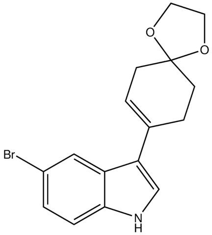 5-Bromo-3-(1,4-dioxaspiro[4.5]dec-7-en-8-yl)-1<i>H</i>-indole