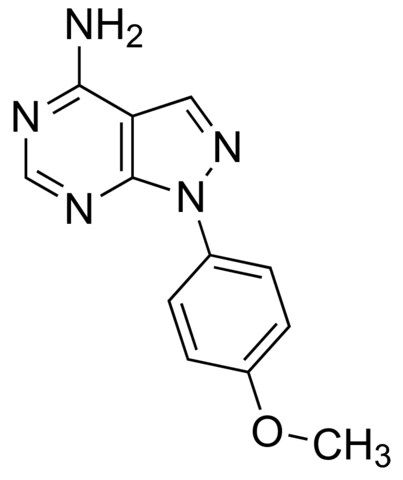 1-(4-Methoxyphenyl)-1<i>H</i>-pyrazolo[3,4-<i>d</i>]pyrimidin-4-amine