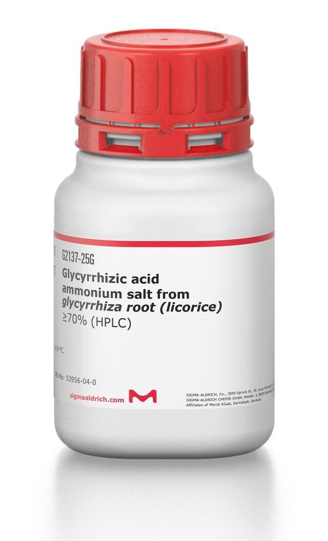 Glycyrrhizic acid ammonium salt from <i>glycyrrhiza root (licorice)</i>