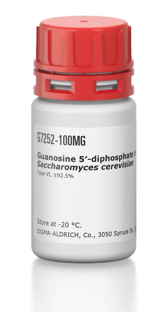 Guanosine 5-diphosphate tris salt from <i>Saccharomyces cerevisiae</i>