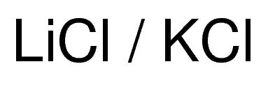 Lithium chloride/potassium chloride eutectic