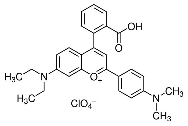 4-(2-Carboxyphenyl)-7-diethylamino-2-(4-dimethylaminophenyl)chromylium perchlorate