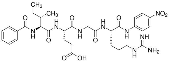 N<sub></sub>-Benzoyl-<sc>L</sc>-isoleucyl-<sc>L</sc>-glutamyl-glycyl-<sc>L</sc>-arginine-4-nitroanilide