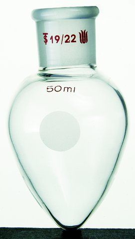 Synthware<sup>TM</sup> pear shaped flask