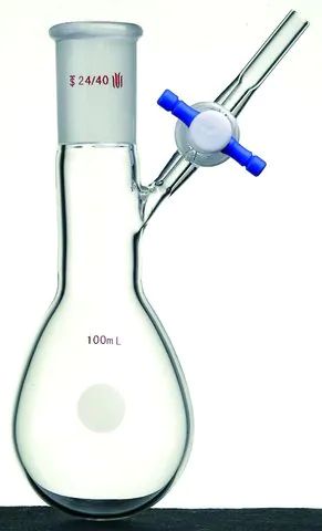 Synthware<sup>TM</sup> pear-shaped Schlenk flask with stopcock