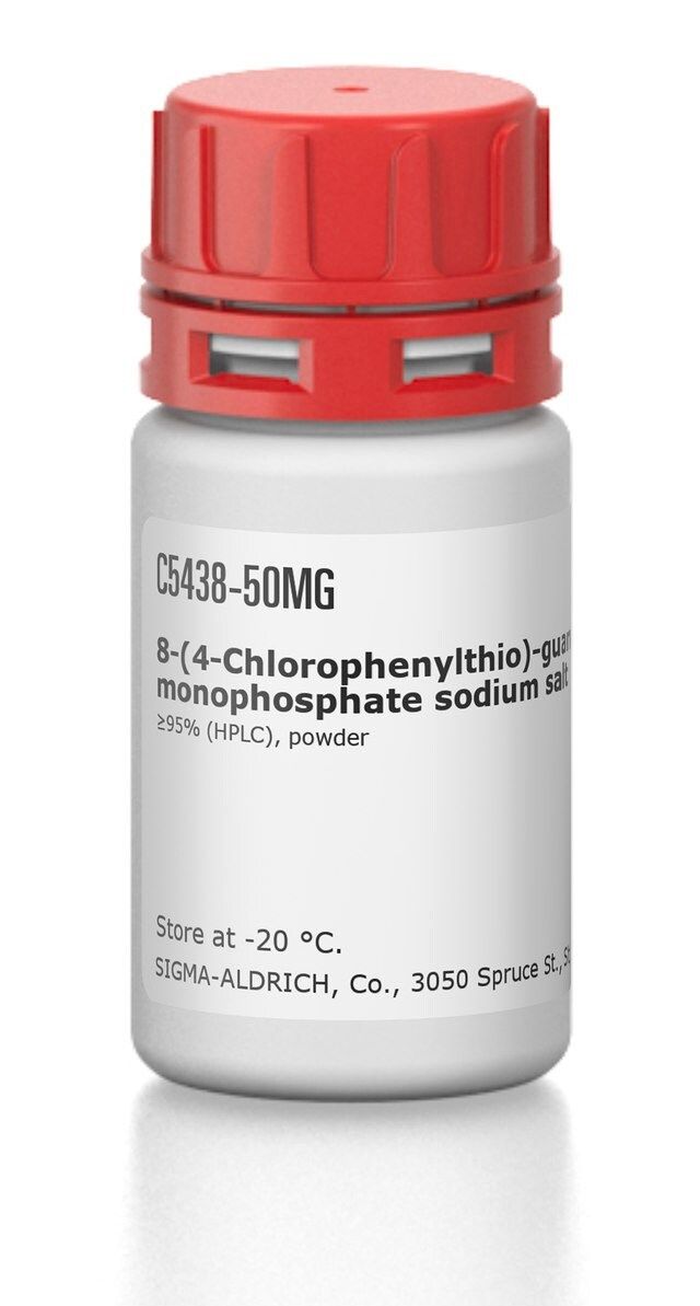 8-(4-Chlorophenylthio)-guanosine 3,5-cyclic monophosphate sodium salt