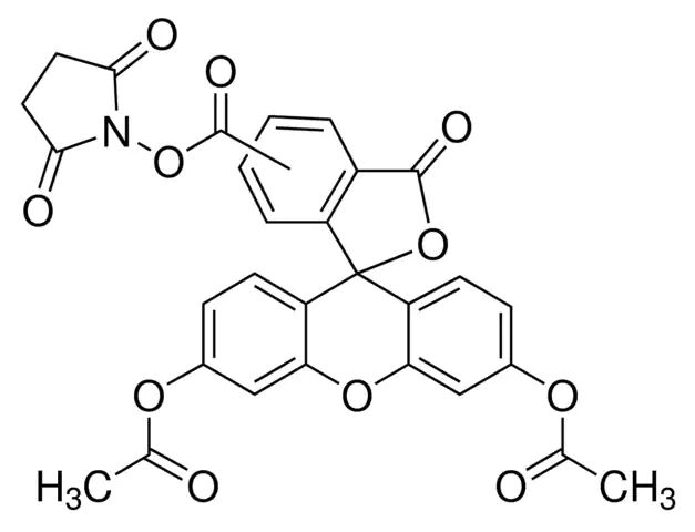 5(6)-Carboxyfluorescein diacetate <i>N</i>-succinimidyl ester