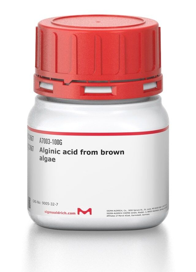 Alginic acid from brown algae