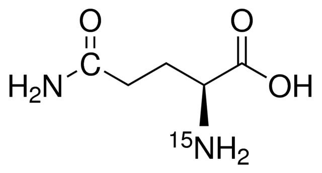 <sc>L</sc>-Glutamine-(<i>amine</i>-<sup>15</sup>N)