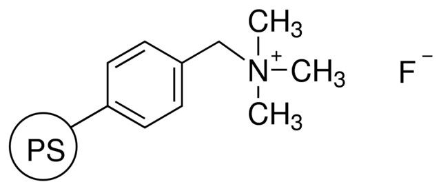 Fluoride on polymer support