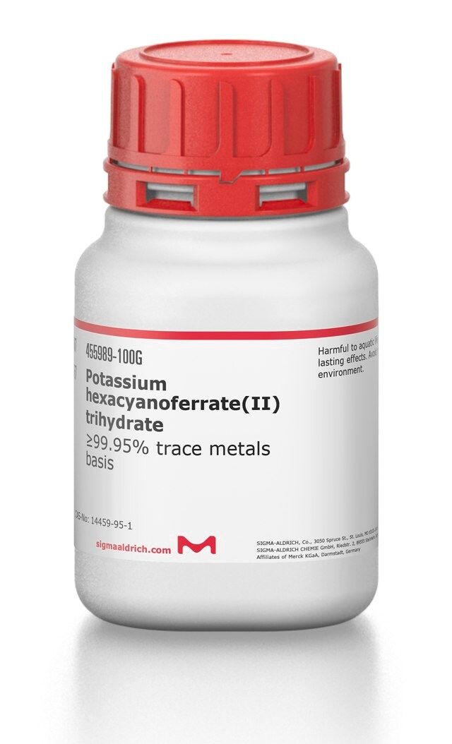 Potassium hexacyanoferrate(II) trihydrate