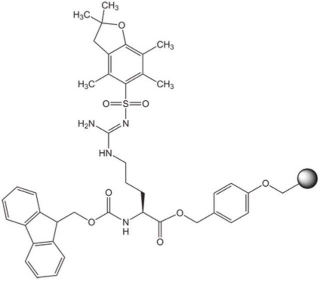 Fmoc-Arg(Pbf)-Wang resin (100-200 mesh)