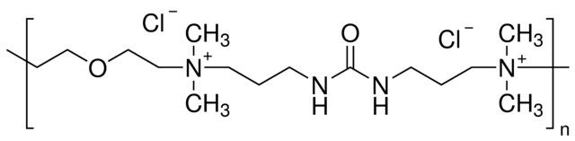 Poly[bis(2-chloroethyl) ether-<i>alt</i>-1,3-bis[3-(dimethylamino)propyl]urea] quaternized, solution