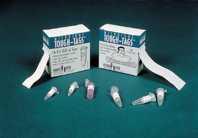 Tough-Tags<sup>TM</sup> microcentrifuge tube labels